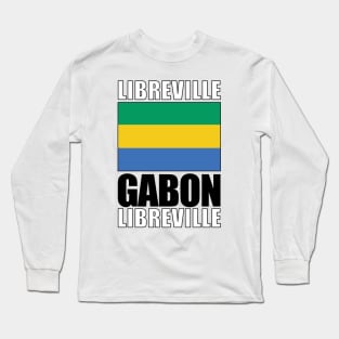 Flag of Gabon Long Sleeve T-Shirt